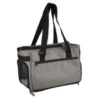 Produktbild von Flamingo Tragetasche Zofia für Hunde und Katzen Grau aus Polyester 40x20x24 cm