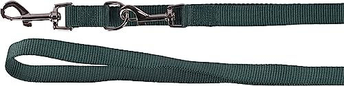 Produktbild von Flamingo Trainingsleine Ziggi Dunkelgrün 200cm aus Plüsch - 200 cm