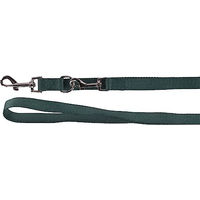 Produktbild von Flamingo Trainingsleine Ziggi Dunkelgrün 200cm aus Plüsch - 200 cm