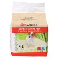 Produktbild von Flamingo Trainingsmatte Bamboo Padu Welpenunterlage aus Bambus beige 45 x 35 cm