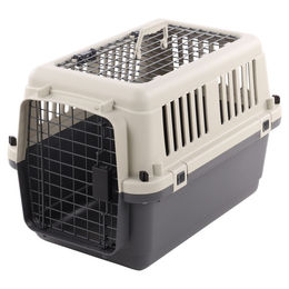 Flamingo Transportbox für Hunde aus Kunststoff Grau Größe S – Bild 1 von 1