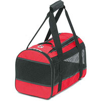 Produktbild von Flamingo Transportbox Hundetasche Divina Rot S aus Polyester für kleine Hunde 39x26x26cm