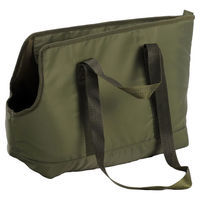 Produktbild von Flamingo Transportbox Ken Tragetasche für kleine Hunde Grün wasserabweisend aus Polyester 41x21x32 cm