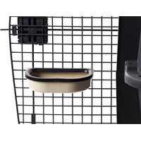 Produktbild von Flamingo Transportbox Lanta für Hunde, Größe L, Dunkelgrau, IATA-konform, Kunststoff