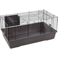 Produktbild von Flamingo Transportbox Mobi Größe S Grau aus Metall für Hunde und Katzen 75 x 47 x 40 cm