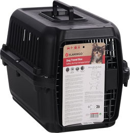 Flamingo Transportbox Olivia Hartschalen-Box aus Kunststoff Schwarz XS 33,5x50x34,5cm – Bild 1 von 2