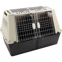 Produktbild von Flamingo Transportbox Tripper XL Dunkelgrau aus Kunststoff für große Hunde 100 x 60 x 66 cm