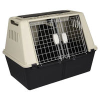 Produktbild von Flamingo Transportkäfig Tripper Grau Kunststoff Größe L 51x82x61cm