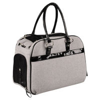 Produktbild von Flamingo Transporttasche Cilou Justine für Hunde bis 5 kg hellgrau/schwarz 44 x 23 x 32 cm