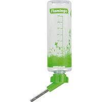 Produktbild von Flamingo Trinkflasche für Nager aus Kunststoff 1000 ml Grün Transparent