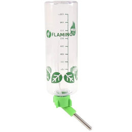 Produktbild von Flamingo Trinkflasche Sippy für Haustiere Grün Transparent 500ml aus Kunststoff - 7,5 cm