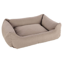 Flamingo Valeco Hundebett für Hunde und Katzen rechteckig beige 100 x 80 x 30 cm – Bild 1 von 4