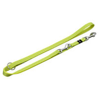 Produktbild von Flamingo Verstellbare Trainingsleine für Hunde und Katzen aus Nylon Gelb 200cm mit Reflektor - 200 cm
