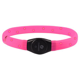 Flamingo Visio Light LED Halsband Jumbo spritzwassergeschützt rosa 35-64 cm – Bild 1 von 4
