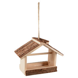Produktbild von Flamingo Vogelfutterhaus aus Holz zum Aufhängen