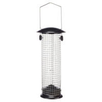 Produktbild von Flamingo Vogelfutterspender Dudley Futtersäule aus Metall Schwarz 22,5 cm