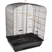 Produktbild von Flamingo Vogelkäfig Seva Schwarz für Wellensittiche 54x39x71 cm aus Metall