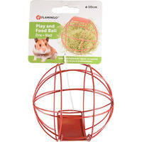 Produktbild von Flamingo Vogelspielzeug Bällchen aus Metall Rot 10 cm