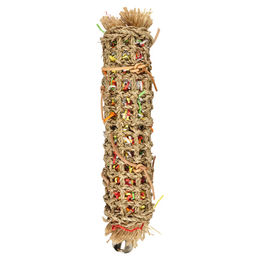 Produktbild von Flamingo Vogelspielzeug Papierrohr mit Glocke für Wellensittiche und Papageien - 45 cm