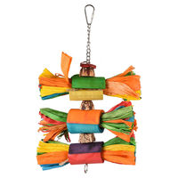 Produktbild von Flamingo Vogelspielzeug Rainbow aus Holz für Papageien 31 cm bunt - 31 cm
