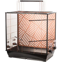 Produktbild von Flamingo Vogelvoliere Siri Kupfer Wellensittichkäfig aus Metall 78x48x100 cm