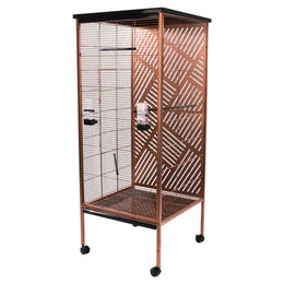 Flamingo Voliere Falco Kupfer Metall Vogelkäfig 63x65x152,5cm – Bild 1 von 3