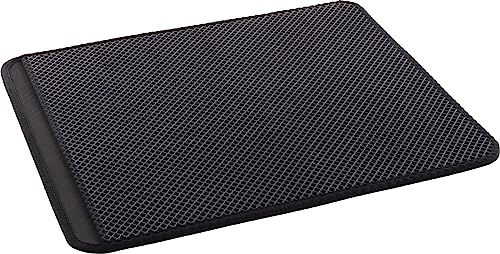 Flamingo Vorleger für Katzentoiletten aus Nylon Schwarz 70 x 60 cm – Bild 1 von 8