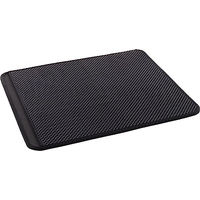 Produktbild von Flamingo Vorleger für Katzentoiletten aus Nylon Schwarz 70 x 60 cm
