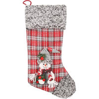 Produktbild von Flamingo Westley Weihnachtsstrumpf Hundespielzeug aus Plüsch mit Rassel 45 cm