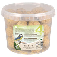 Produktbild von Flamingo Wildvogelfutter Meisenknödel ohne Netz 3,15 kg - 35 x 90 g