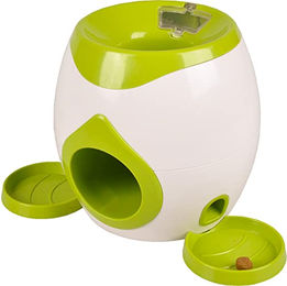 Flamingo Wilson Hundespielzeug Apportier- und Leckerliespielzeug mit Tennisball XS Weiß Grün – Bild 1 von 13