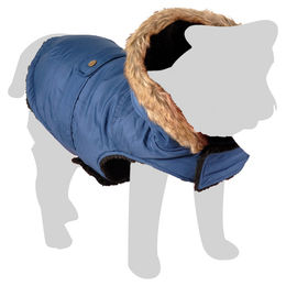Produktbild von Flamingo Wintermantel für Hunde blau wasserabweisend Polyester 45 cm