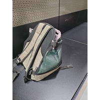 Produktbild von Flamingo Xanty Tiertransporttasche Fronttasche für Welpen und kleine Tiere in Taupe aus Polyester