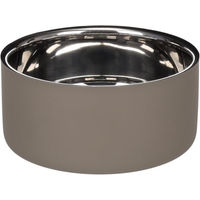 Produktbild von Flamingo Xara Futter- und Trinknapf aus Edelstahl in Taupe 1,2l - 1,2 l