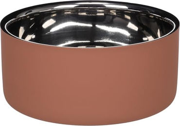 Flamingo Xara Hundenapf aus Edelstahl in Silber und Rosa 1,2 L - 1,2 l – Bild 1 von 7
