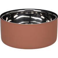 Produktbild von Flamingo Xara Hundenapf aus Edelstahl in Silber und Rosa 1,2 L - 1,2 l