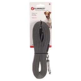 Produktbild von Flamingo Xeno Trainings- und Schleppleine aus Nylon dunkelgrau 500 cm x 20 mm - 5 m