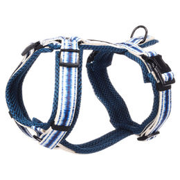 Flamingo Y-Geschirr Gili Island Blau Nylon Größe M – Bild 1 von 1