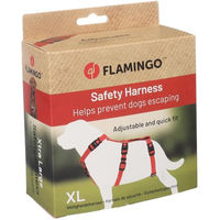 Produktbild von Flamingo Zera Sicherheitsgeschirr für Hunde Rot XL aus Nylon