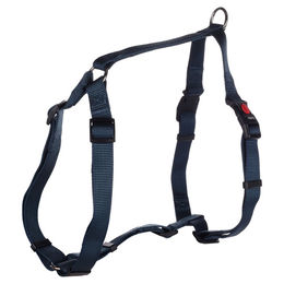 Flamingo Ziggi H-Geschirr für Hunde Dunkelblau Nylon Größe XL 70-110 cm Breite 25 mm – Bild 1 von 3