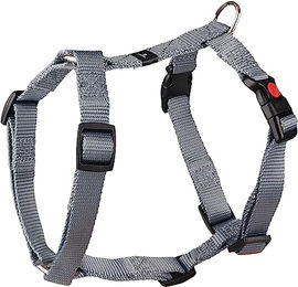 Flamingo Ziggi H-Geschirr für Hunde Grau Größe M 45-65cm aus Nylon – Bild 1 von 3