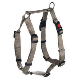 Flamingo Ziggi H-Geschirr Greige Größe M Breite 20 mm – Bild 1 von 4