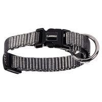 Produktbild von Flamingo Ziggi Halsband aus Nylon in Grau Größe XS