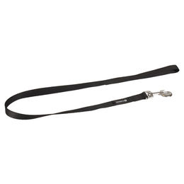 Produktbild von Flamingo Ziggi Hundeleine aus Nylon Schwarz 100 cm x 25 mm