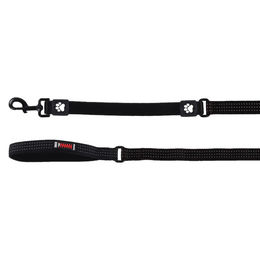 Produktbild von Flamingo Zorba Hundeleine aus Nylon in Schwarz 75 cm x 25 mm - 75 cm
