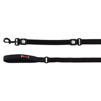Produktbild von Flamingo Zorba Hundeleine aus Nylon in Schwarz 75 cm x 25 mm - 75 cm