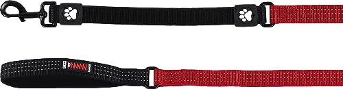 Flamingo Zorba Hundeleine elastisch aus Nylon in Rot 130 cm - 130 cm – Bild 1 von 4