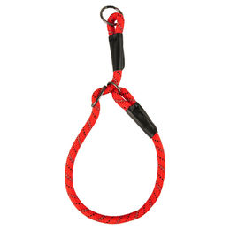 Produktbild von Flamingo Zug-Stopp-Halsband Rimo Erziehungshalsband aus Nylon Rot 65 cm 12 mm - 65 cm