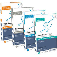 Produktbild von Flea Free Fipralone Spot-on für Hunde gegen Flöhe und Zecken 10-20 kg 3 Pipetten