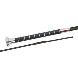 Produktbild von Fleck Chrom Dressurgerte SilkTouch Crystal mit Wickelgriff und Fiberglaskern 110 cm